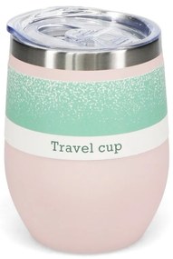 Светлорозова чаша за път 350 ml – Rex London