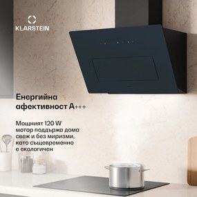 Klarstein SleekAir абсорбатор, A+++, 717м³/ч, Touch, LED, 60см