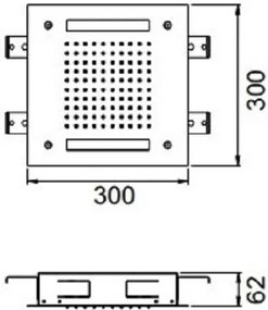 Душова глава Almar Easy Light Temptation вграден