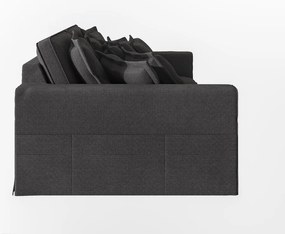 Черен диван 236 cm Nora – Ropez