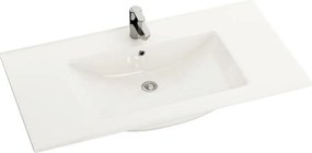 Вградена мивка CHICAGO 91x46,5 cm керамика/бяла