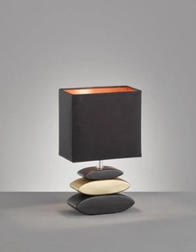 Настолна лампа F&amp;H Liner-Black-Gold