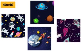 Комплект картини – Космически свят
