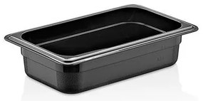 Plast Port - Поликарбонатен гастронорм черен 1/4 h65мм 265х162мм 1.7л (PCP1465-B)(46114065)