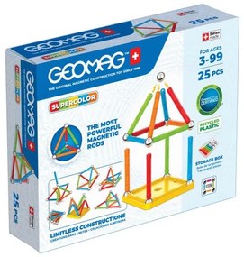 Магнитен конструктор, Geomag, Supercolor, 25 части