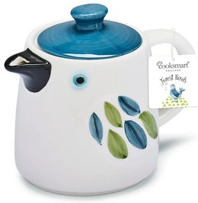 Син и бял керамичен чайник Forest Birds - Cooksmart ®