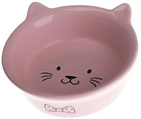 Розова керамична купичка за котка , ø 14 cm - Dakls