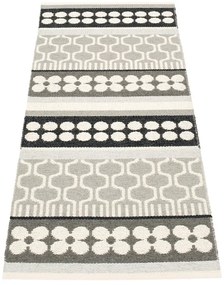 Сива и кремава пътека за открито и закрито 70x180 cm Asta Warm Grey – Pappelina