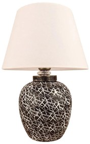 Настолна лампа RAMZES 1xE27/40W/230V бяла/черна