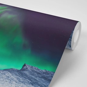 Фототапет – Полярно сияние на небето