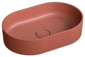 OMNIRES OVOUNTE мивка за плот OVO 55x36 см доломит/матова теракота
