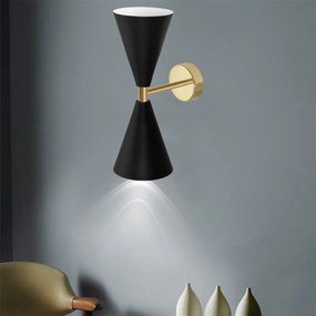Лампа APP1140-2W black gold