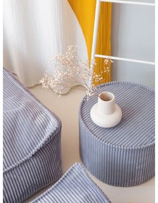 Син детски пуф от рипсено кадифе – Wigiwama