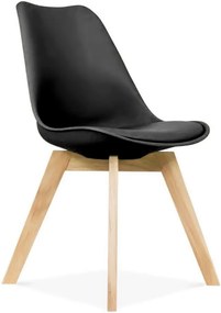 Кухненски стол Fiona-черен (4) парчета