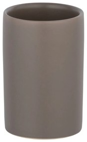 Кафява керамична чаша за четки за зъби Polaris - Wenko