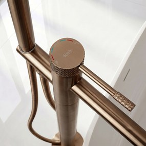 Cмесител-свободно стоящ  Rea Venti Brush Copper