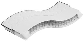 372982 vidaXL Матрак бонел пружини, Medium, 70x200 см