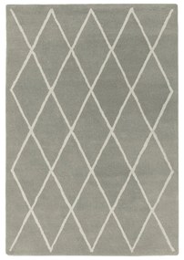 Сив ръчно изработен вълнен килим 200x290 cm Albany – Asiatic Carpets