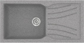 Мивка Sanitec 324-Granite Grey