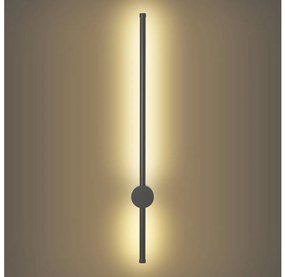 Brilagi - LED външно стенно осветително тяло AURA LED/12W/230V 3000K IP54 антрацит