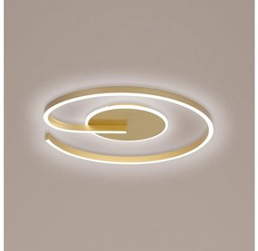 Brilagi -LED Димируем плафон SPIRAL LED/56W/230V 3000/4000/6000K + д.у.