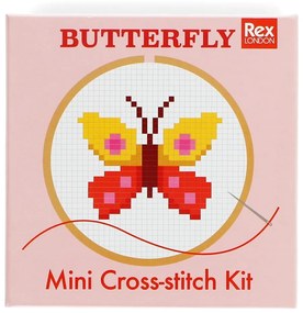 Творчески комплект Cross-stitch Kit Butterfly – Rex London