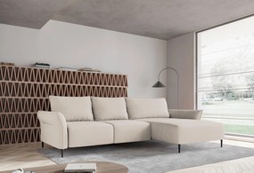 Ъглов диван Джозефин-бежов-ляв