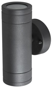 Екстериорна Стенна лампа OLIMP 1 2xGU10/35W черна IP44