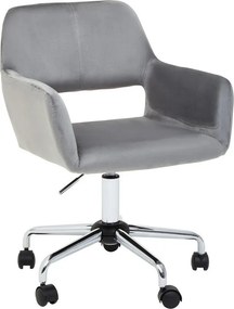 Сив тапициран офис стол Brent – Premier Housewares
