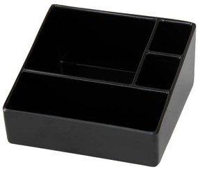 Horecano - Хотелска поставка за комплименти 4 разделения черна 105x102x50mm (512804IV)