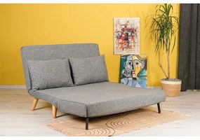 Сив разтегателен диван 120 cm Folde - Artie