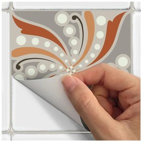 Комплект от 30 циментови плочки за стена, 15 x 15 cm Bali - Ambiance