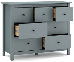 Скрин сиво-зелен от масивен бор 110x80x40 cm Misti – Marckeric