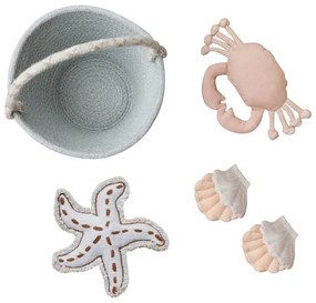 Бежово памучно детско килимче за игра ø120 cm Island – Lorena Canals