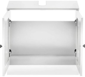 Бял шкаф за умивалник , 60 x 55 cm Kira - Støraa