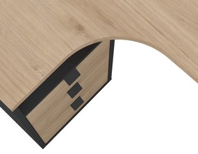 Работна маса с дъбов плот 100x150 cm Sign - Tvilum