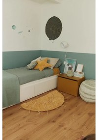 Ръчно изработен памучен кръгъл килим подходящ за пране в цвят горчица ø 100 cm Solar Multishape – Lorena Canals