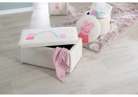 Бяла детска пейка Peppa Pig – Roba