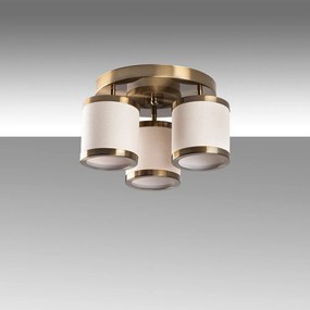 Осветително тяло за таван в бронзов цвят Way – Opviq lights