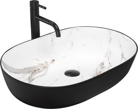 Умивалник за плот Rea CLEO BLACK AIAX MATT