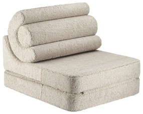 Светлокафяв детски стол от букле Flipster – Wigiwama