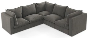 Тъмносив ъглов диван Manao – Makamii