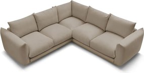 Бежов ъглов диван Ernest – Bobochic Paris