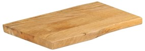 370704 vidaXL Плот за маса, 60x40x2,5 см, жив ръб, масивно дърво манго