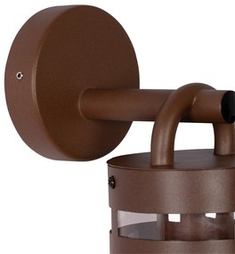 Индустриален външен стенен аплик ръждясал кафяв IP44 - Ruben