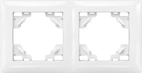 Двойна рамка за контакти OSTE JNH014-2F White