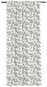 Бяло-зелена завеса от памучен сатен 110x250 cm Santa Likes Mistletoe – Butter Kings