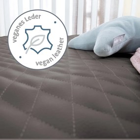 Бяла кошара за игра с регулируема височина/на колелца – Roba