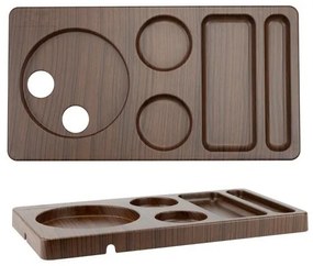 Horecano - Меламинова хотелска табла за топли напитки 42x22xh2,8см WOOD (OT315)