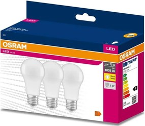 Комплект от 3 LED крушки A60 E27/10W/230V 3000K - Osram